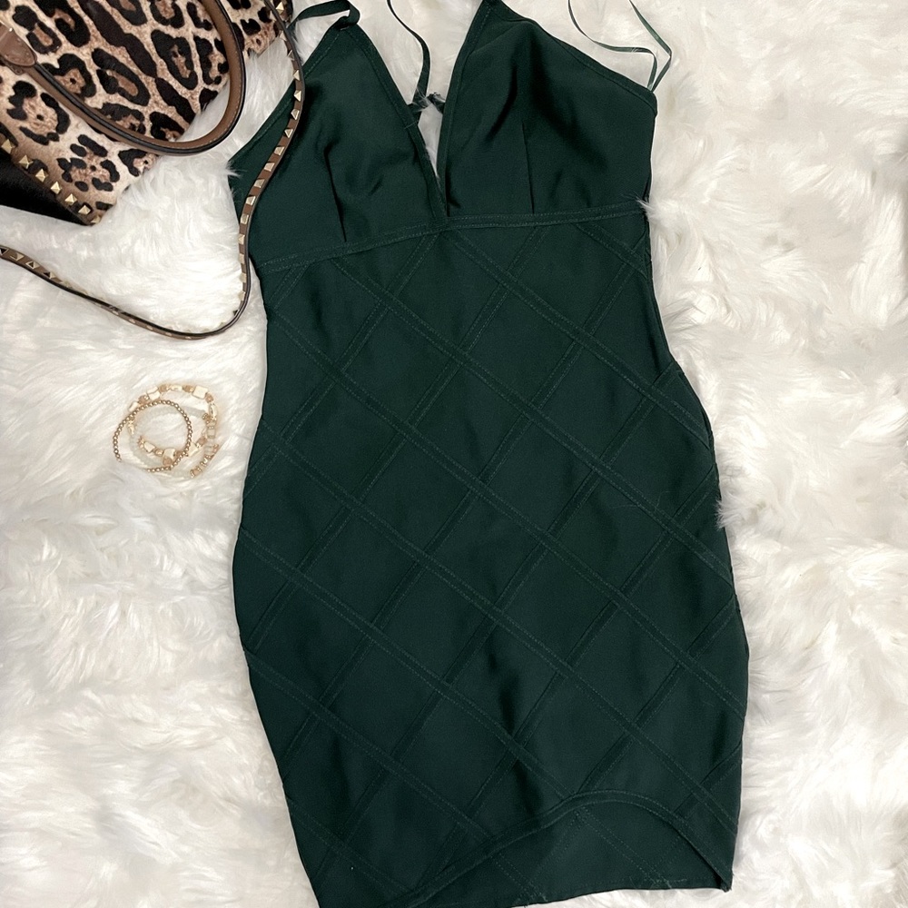 Mini dress green size small